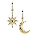 Produktbild Thomas Sabo Damen Ohrringe Ohrstecker Stern Mond 925 Sterling Silber vergoldet H2025-959-7