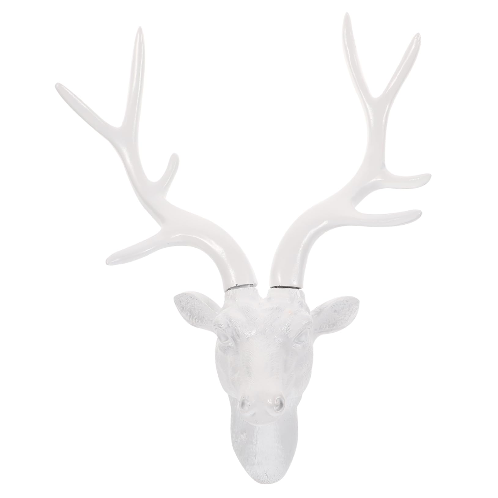 Stag Head Wall Mounted Ornament Large Stags Antlers Aged Reindeer Home Sculpture - View #6