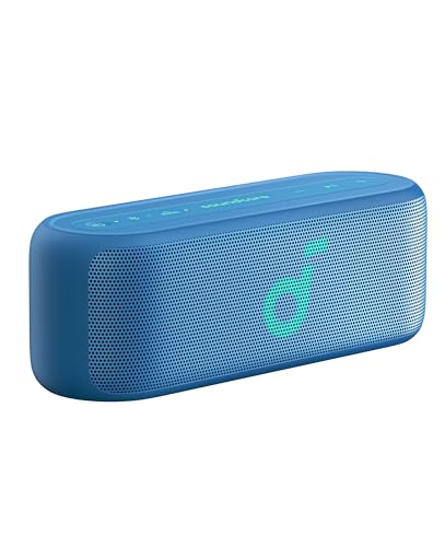 Soundcore Select 2S cassa bluetooth portatile con suono stereo da 20W, tecnologia BassUp™,16 ore, connessione stereo senza fili e impermeabilità IPX7 per escursioni e avventure all'aria aperta