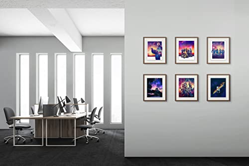 Guardians Of The Galaxy Vol. 3 Posters, Set Of 6 Premium Glossy Art Prints - Featuring Star-Lord, Gamora, Drax, Rocket, Groot, Nebula, Mantis, Kraglin - Perfect Marvel Fan Collection Wall Decor #TOP2