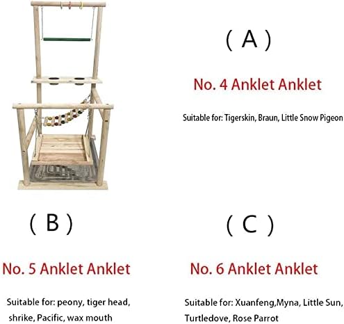 鳥の遊び場、鳥のスタンドとまり木ケージスタンド巨大な鳥のオウム無垢材のトレーニングロッド大きなオウムのスタンドケージアクセサリーコニ