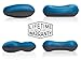 SUITEDNOMAD Memory Foam Travel Pillow Compressible Camping Pillow for Sleeping Gel Infused Memory Foam Pillow Compact Firm Supportive Travel Pillow for Adults Kids Outdoor Backpacking Hiking… (blue)