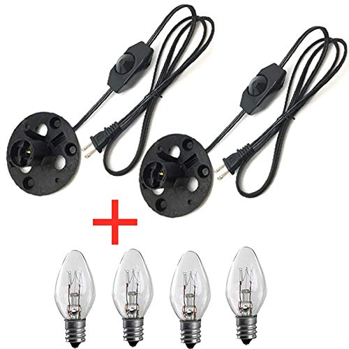 (2 Pack)5 Feet Himalayan Salt Lamp Cord, with Dimmer Switch,Salt Lamp Cord