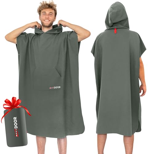 AUTDOOR® Mikrofaser Badeponcho Damen &...