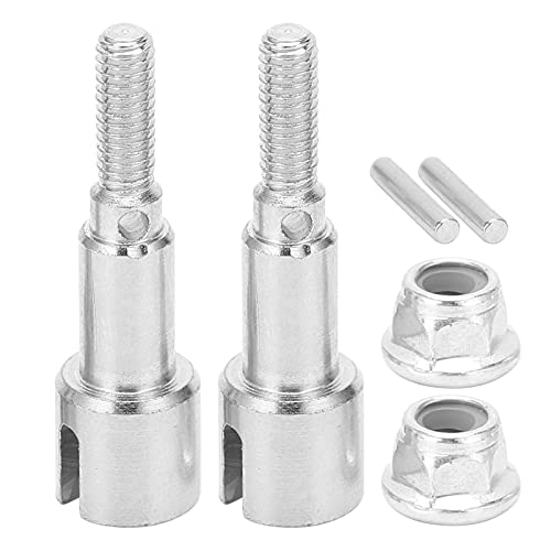 SPYMINNPOO RC Wheel Shaft Cups, Metal Rear Wheel Axle Differential Cup Shafts Adapter Drive Axle Cup Upgrade Parts for 1/16 16889A 16889 S1601 S1602 RC Car Model Toys
