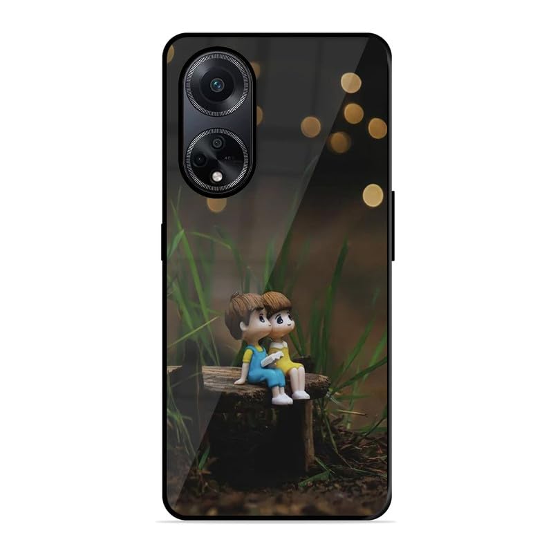 CassiPro | Oppo F23 5G Mobile Phone Metal Back Cover for Boys Girls | love Chid Anime Couples Printed Rubber Silicone Soft TPU Sides with Camera Protection Case for Oppo F23 5G CPH2527 (94) (B0D9DNV6R9) Amazon Price History, Amazon Price Tracker
