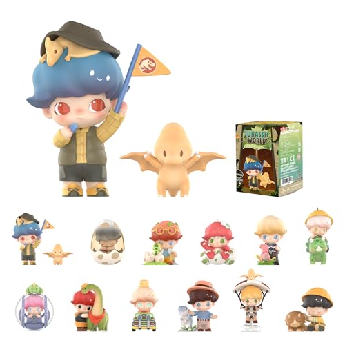 POP MART DIMOO Jurassic World Series Blind Box Figures, Random De...