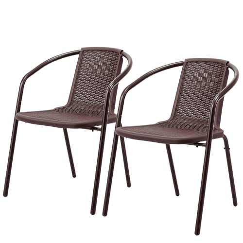 VINGLI PE Rattan Dining Chairs