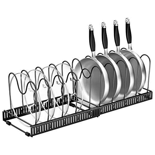 Fousenuk Organizador de Sartenes, Soporte Sartenes Expandible de Cocina, Separador de Sartenes...