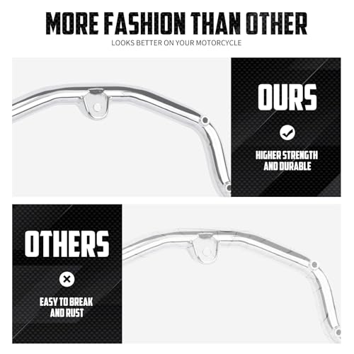 cooideamoto Engine Guard Crash Bar for Harley Touring 2023-Up Chrome by cooideamoto - Used condition - Image 4