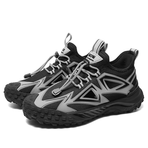 Mens Hiking Trail Running Shoes,Ventilation Hole,Trailing,Trekking,Camping,Walking,Water,Non Slip,Breathable Sneakers3