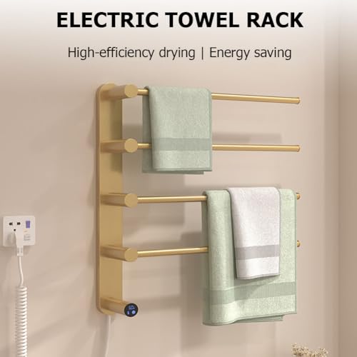Porte-serviettes électrique programmable à brancher pour sèche-serviettes - 3