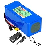 FREEDOH Batería de 24 voltios para Bicicleta eléctrica Batería de Litio de 24V Batería de PVC Impermeable de 24V Batería de Repuesto de 24V 8AH para Kit de Motor 0-200W con Cargador