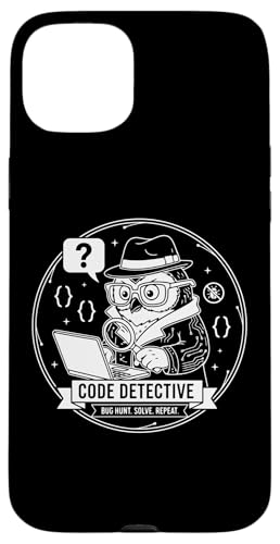 Code Detective �o�O�n���g ���� ���s�[�g �\�t�g�E�F�A QA �G���u���� �X�}�z�P�[�X iPhone 15 Plus �p