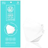 [Flax] KF94マスク韓国大手ユニオン製薬マスク 黄砂対応 飛沫防護 風邪 pm2.5 花粉用マスク 使い捨てTORAY東レ製不織布 4層フィルター BFE.PFE.VFE試験済 個別包装 男女兼用UNION KF94 mask 正規品 韓国製 (02)ホワイト10枚