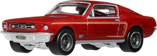 Image of Hot Wheels Boulevard '67 Custom Mustang Ride On Toy Mini Car Ages 3+ Red JHW40