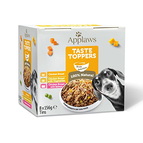 Produktbild von Applaws Premium Natürlich Nassfutter für Hunde Adult Chicken Selection in Brühe - 8 x 156 g