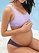 CUPSHE Women's Maternity Bikini Sets Pregnancy Swimsuit Low Rise Scalloped Scoop Neck Adjustable Straps Back Hook, XL