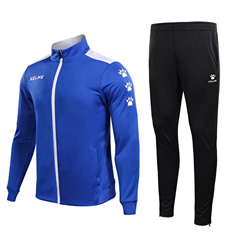 KELME トラックスーツ メンズ ジャージ上下セット ブルー Large
