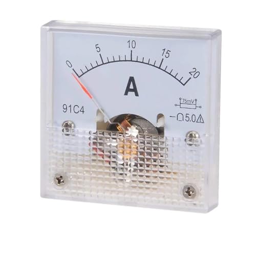91C4 �|�C���^�[�^DC�d���v �~���A���y�A���[�^�[ 30mA 50mA 500mA 1A 2A 3A 5A 10A 20A 45*45mm 1��(20A(75mv))