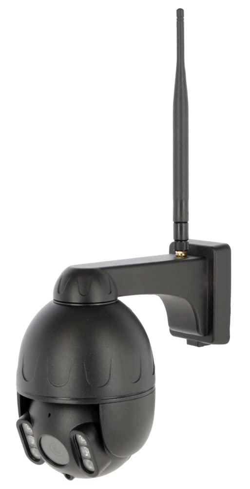 Kerbl IPCam 360 FHD Compact Stallkamera | Schwarz, 21 × 21 × 12,5 cm, 12 V, digitaler Zoom und ONVIF-Unterstützung für Stall und Tierüberwachung