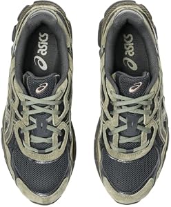 ASICS Tênis masculino, Cinza grafite verde Loden, 39 | Amazon.com.br