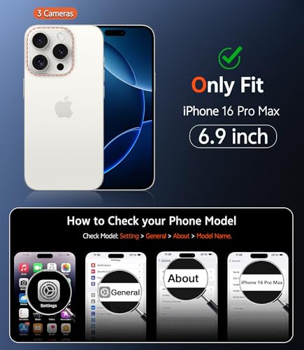 Image of FNTCASE for iPhone 16 Pro-Max Case: Matte Magnetic Phone Cases with Screen Protector Compatible with Magsafe Slim Anti Yellowing Rugged Shockproof Protective Translucent Cell Phone Cover (C-Blue)