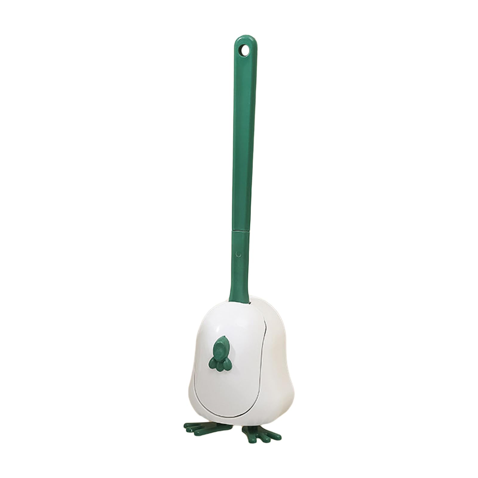 WEILWH Modern Home Toilet Brush Easy to Clean and Bathroom Cleaner with Flexible Silicone Head Silicone Toilet