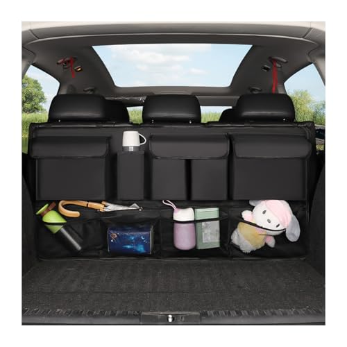 CGEAMDY Organizer Bagagliaio Auto Organizer, Borsa Portaoggetti Baule Tessuto Oxford, Grande Capacità Organizzatore Borsa per Auto, Automotive Universal Interior Multifunzione Accessori Decorativi