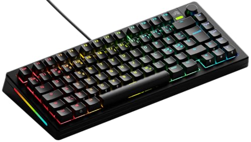 GLORIOUS GMMK 3 Clavier Gaming 75% QWERTY Nordique (Noir)