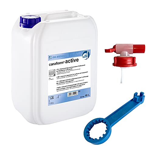 Intensivreiniger für Oberflächen, Dr. Weigert caraform active - Inkl. Kanisterschlüssel u. Auslaufhahn, Flüssig, 10 L = 1 Kanister Cover