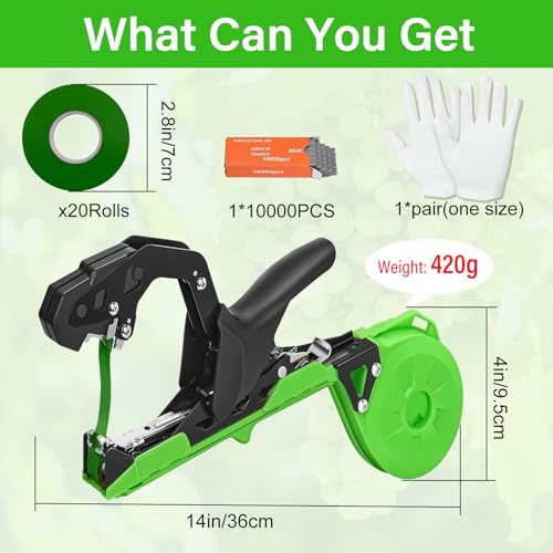 Máquina de atar plantas con accesorios miniatura 6