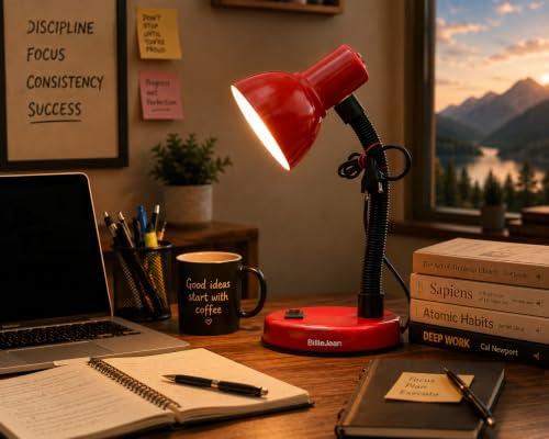 Image of BillieJean 001 Table Lamp (Retro Red)