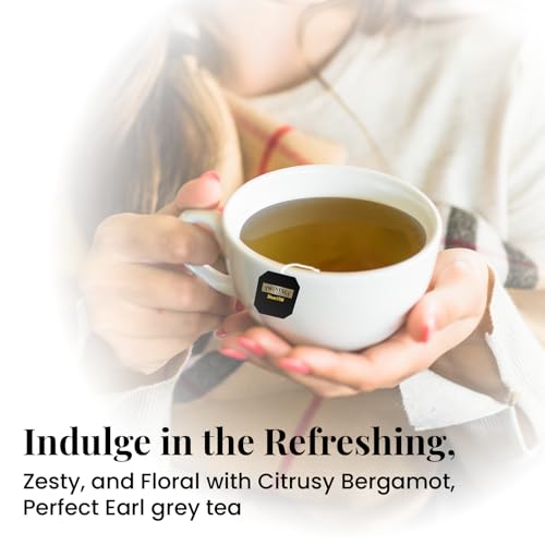 Image of Twinings Earl Grey Tea-10 Teabags, Premium Black Tea, 20 Gram