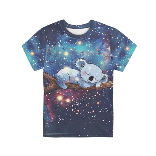Image of Xhuibop Kids T Shirts for Boys Size 3-16 Girls Short Sleeve Sportswear Active Tops