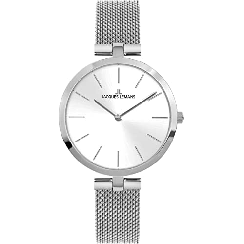 Montre femme Jacques Lemans Milano 1-2024P avec bracelet en maille milanaise rose doré