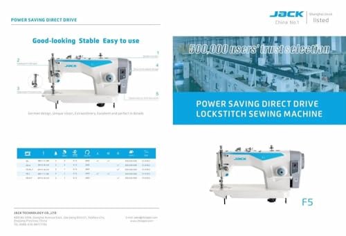 Image of Jack F5 Industrial Sewing Machine with Stand Table,