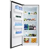 21 Cu. Ft Upright Freezer Stand Up, Convertible Stainless Steel All Refrigerator, Frost Free Deep Tall Freezers Freezerless Refrigerator for Garage, Kitchen, Home, Office