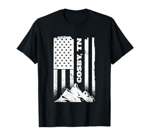 Cosby TN Tennessee - Bandiera patriottica americana in difficoltà Maglietta