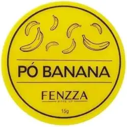 Pó Banana Para Maquiagem Fixador Translucido Finalizador, FZ34014, tb, Fenzza