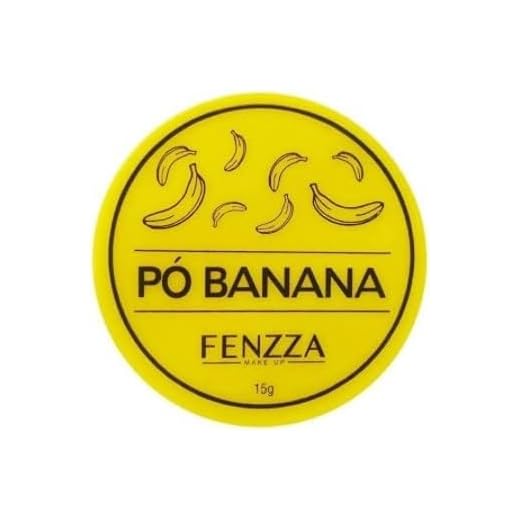 Pó Banana Para Maquiagem Fixador Translucido Finalizador, FZ34014, tb, Fenzza