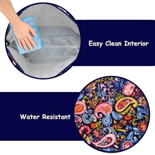 Image of NGIL Medium Top Zipper Closure Canvas Tote Bag with Attached Matching Coin Purse For Moms and Nurses