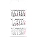 Produktbild Drei-Monatskalender 2021 Blanko I Wandkalender 3 Monate I 33 x 70 cm I mehrsprachig D/GB/F/ES I Jahresplaner mit Datumsschieber I tr_032