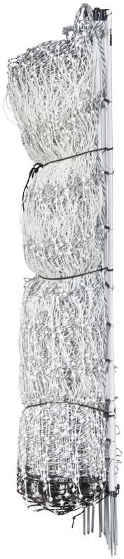 Premier PoultryNet - Valla eléctrica de 48 pulgadas, 12483, 164 pies, pico individual, blanconegro