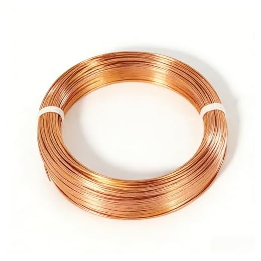 1 Roll Orange Aluminum Craft Wire, Flexible Bendable Resistant Beading Wire for Jewelry Making & DIY Craft Supplies, Perfect for Floral Wrapping, Sculpturing & Bonsai Armature Projects