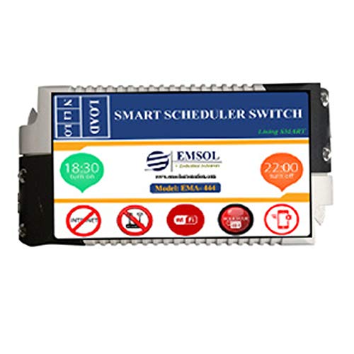 Image of Smart Timer Light Scheduler Switch| Real time Clock with Android App Based Device Schedule Configuration |Without Internet or Wi-Fi Router (ABS)