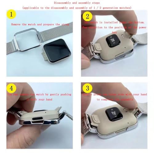 Correa metálica compatible Xiaomi Mi Watch Lite 2 miniatura 7