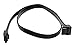 10 Pack 24 inch SATA 6Gbps Cable w/Locking Latch 90 Degree to 180 Degree Black, CNE547046