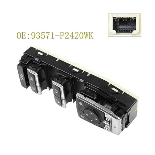 Interrupteur Vitre Électrique Bloquée pour Sorento Commande de Remplacement 93571-P2420WK - 2