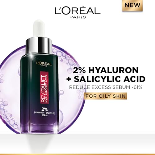 Image of L'Oreal Paris Revitalift Hyaluronic Acid Oil Control Serum 2% Hyaluronic+ Salicylic Acid, 15ml